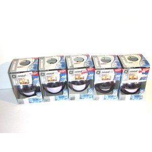Lot of 5 GE 71369 Reveal 40 Halogen Mirror Top Full Spectrum Globe G25 Bulbs